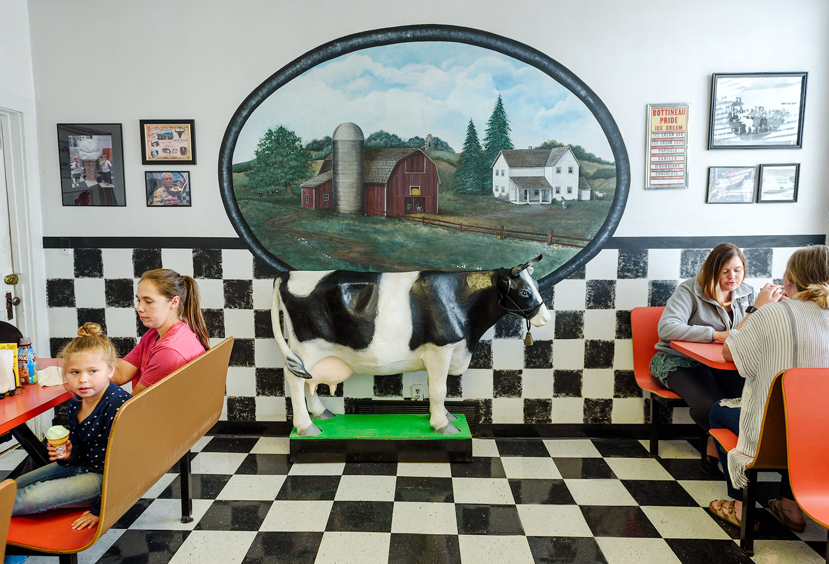 A photo of the Pride Dairy Store in Bottineau  by North Dakota photographer Dan Koeck.