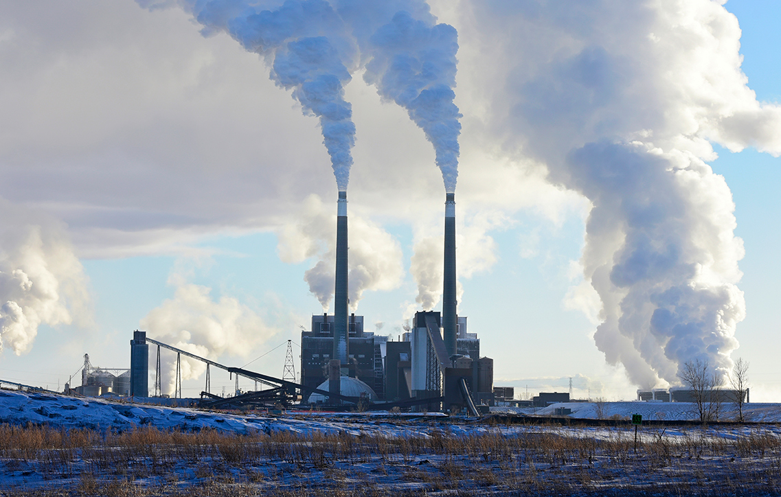 A photo of Coal Creek Power Station taken by Fargo North Dakota photojournalist Dan Koeck.