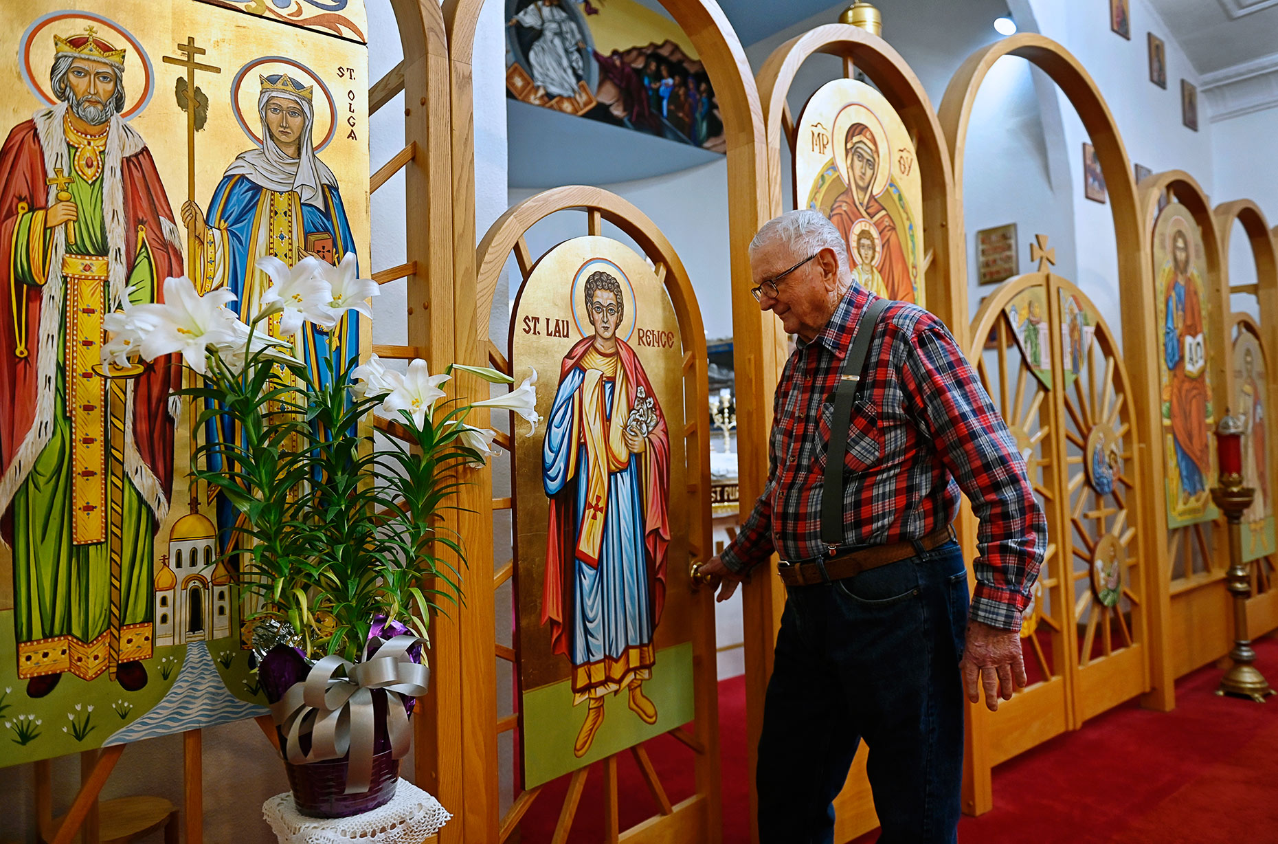 A photo taken inside a Ukrainian Catholic church in Farfield, N.D. taken by North Dakota photographer Dan Koeck. 